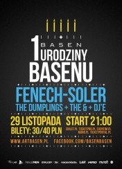 Bilety na koncert I Urodziny Basenu - Fenech-Soler, The & w Warszawie - 29-11-2013