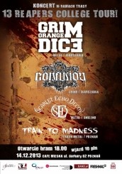 Koncert Grim Orange Dice + Confusion + Train To Madness + Scarlet Echo Decoy w Cafe Mięsna w Poznaniu - 14-12-2013