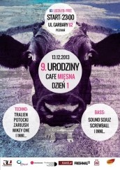 Koncert 9 Urodziny Cafe Mięsnej w Poznaniu - 13-12-2013