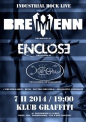 Koncert Bremenn, Enclose, Kali-Gula + industrial rock afterparty! w Lublinie - 07-02-2014