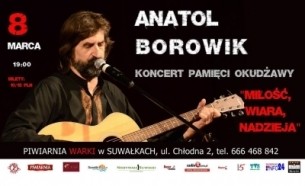 Koncert Pamięci B. Okudżawy. w Suwałkach - 08-03-2014