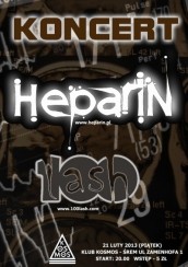 Koncert Heparin i 100lash w Śremie - 21-02-2014