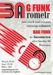 Koncert Bag Funk w Barometrze w Warszawie - 18-02-2014