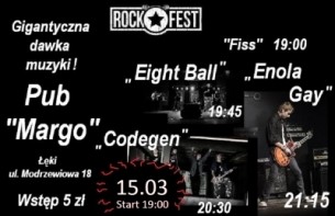 Koncert Rock Fest w Łękach - 15-03-2014