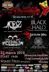Koncert 100% Metal w Easy Rider we Wrocławiu - 22-03-2014