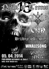 Koncert NIGHT OF TERROR w Katowicach - 05-04-2014