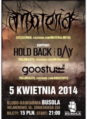 Koncert MATERIA + Hold Back The Day w Wejherowie - 05-04-2014