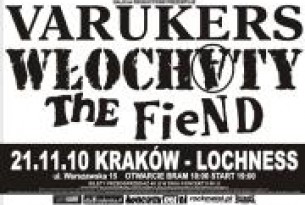 Koncert The Varukers, Włochaty, The Fiend w Krakowie - 21-11-2010