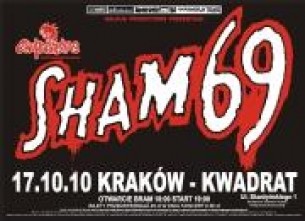 Koncert Sham 69, Chupacabras w Krakowie - 17-10-2010