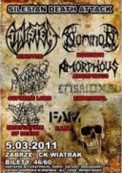 Koncert Silesian Death Attack - Sinister, Nominon, Supreme Lord, Amorph w Zabrzu - 05-03-2011
