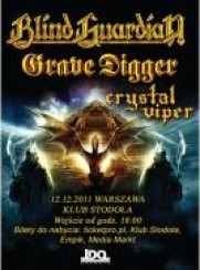 Bilety na koncert Blind Guardian, Grave Digger, Crystal Viper w Warszawie - 12-12-2011