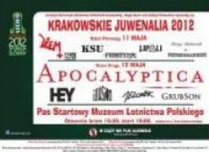 Bilety na koncert Krakowskie Juwenalia - dzień 2 (Apocalyptica, Hey, Grubson) w Krakowie - 12-05-2012
