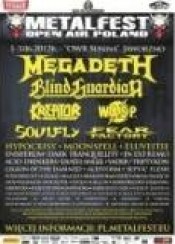 Koncert Metalfest 2012 (m.in. Megadeth, Blind Guardian, Kreator, W.A.S.P., Dark Tranquillity, In Extremo, Hy w Jaworznie - 03-06-2012