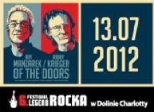 Bilety na 6.Festiwal Legend Rocka - Ray Manzarek & Robby Krieger of The Doors