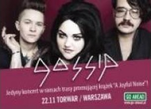 Bilety na koncert Gossip w Warszawie - 22-11-2012