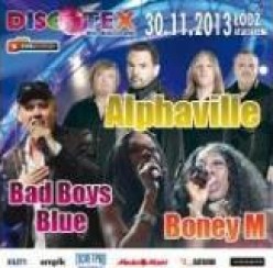 Bilety na koncert Discotex: Alphaville, BoneyM, Bad Boys Blue w Łodzi - 30-11-2013