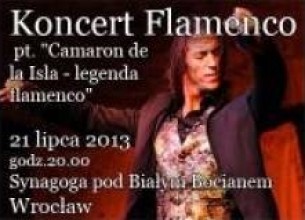 Bilety na koncert Camarón de la Isla – legenda flamenco we Wrocławiu - 21-07-2013