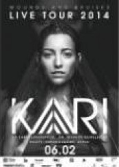 Bilety na koncert KARI - promocja płyty „WOUNDS and BRUISES” w Poznaniu - 06-02-2014