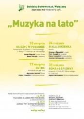 Koncert Muzyka na lato w Warszawie - 24-08-2014