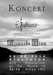 Koncert IUBARIS I CYANIDE KISS w Białymstoku - 08-08-2014