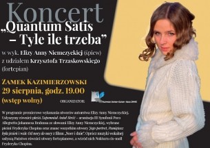 Koncert „Quantum Satis – Tyle ile trzeba” w wyk. Elizy Anny Niemczyckiej  w Przemyślu - 29-08-2014