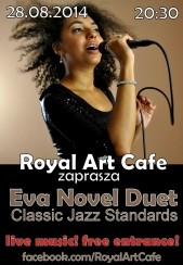 Koncert Eva Novel DUET w Royal Art Cafe w Krakowie - 28-08-2014