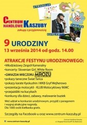 Koncert 9 Urodziny Centrum Handlowego Kaszuby w Wejherowie - 13-09-2014