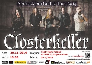 Koncert Closterkeller + Düsseldorf @ Teatr from Poland, Częstochowa - 29-11-2014