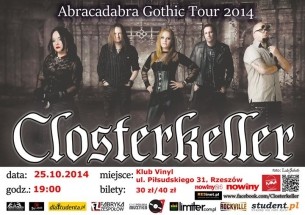 Koncert Closterkeller + Rosarian @ Vinyl, Rzeszów - 25-10-2014