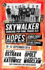 Koncert Jenna Eight, Seeing sunrise, Skywalker, Hopes we Wrocławiu - 13-09-2014