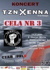 Koncert TZN XENNA & CELA NR 3 & PAINKILLER |04.10.14 Poznań - 04-10-2014
