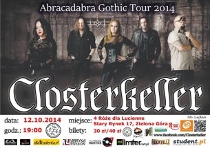 Koncert Closterkeller + Lecter @ 4 Róże dla Lucienne, Zielona Góra - 12-10-2014