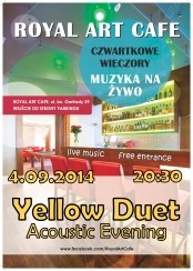 Koncert Yellow w Royal Art Cafe w Krakowie - 04-09-2014