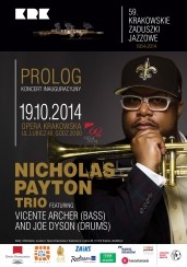 Koncert 59. Krakowskie Zaduszki Jazzowe - Nicholas Payton Trio w Krakowie - 19-10-2014