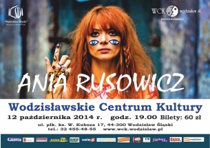 Koncert Retro Ania, czyli powrót muzyki lat 60. i 70. na deskach wodzisławskiej sceny w Wodzisławiu-Śląskim - 12-10-2014