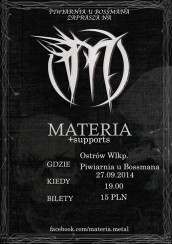 Koncert MATERIA - Ostrów WLKP - Piwiarnia u Bossmana w Ostrowie Wielkopolskim - 27-09-2014