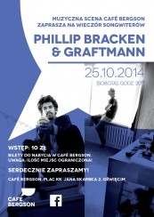 Koncert Wieczór songwriterów: PHILLIP BRACKEN  & GRAFTMANN  w Oświęcimiu - 25-10-2014