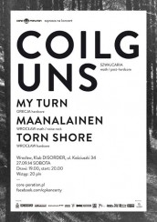 Koncert COILGUNS, Torn Shore + support we Wrocławiu - 27-09-2014