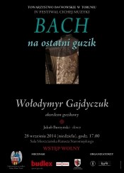 Koncert BACH na ostatni guzik w Toruniu - 28-09-2014