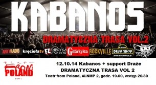 Koncert KABANOS + Laxigen Overdrive w Częstochowie - 12-10-2014
