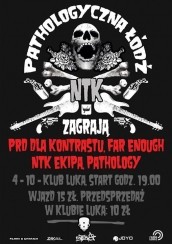 Koncert Pathology, Zorak, Dla Kontrastu, Far Enough w Łodzi - 04-10-2014