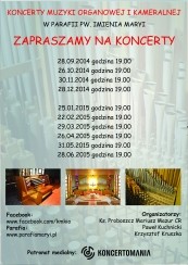 Koncert Muzyki Organowej i Kameralnej w Poznaniu - 26-10-2014