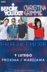Koncert Before You Exit & Christina Grimmie w Proximie w Warszawie - 09-02-2015