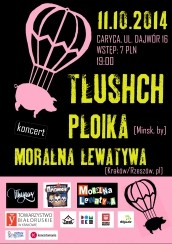 Koncert białoruskich zespołów Tłushch + Ploika w Krakowie - 11-10-2014