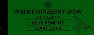 Koncert Wielkie otrzęsiny UKSW & Dyskoteka & Karaoke w Warszawie - 24-10-2014
