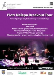 Koncert Piotr Nalepa Breakout Tour w Opolu - 02-11-2014