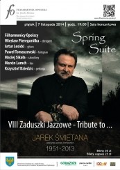 Koncert VIII Zaduszki Jazzowe - Tribute to.... Jarek Śmietana w Opolu - 07-11-2014