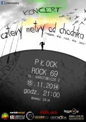 Koncert: cztery metry od chodnika @ Płock @ klub muzyczny Rock 69 - 15-11-2014