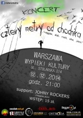  KONCERT: cztery metry od chodnika + Johny Rockers @ Warszawa @ Wypieki Kultury - 12-12-2014