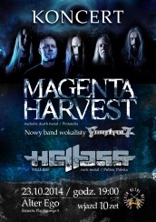 Koncert Magenta Harvest + Helless w Szczecinie - 23-10-2014